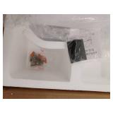 YUHAO 48 in. Indoor Integrated LED Matte White Ceiling Fan with Light Kit, 5 Blades and Remote Control