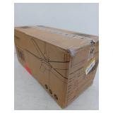 YUHAO 48 in. Indoor Integrated LED Matte White Ceiling Fan with Light Kit, 5 Blades and Remote Control