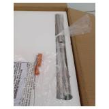 Hunter - Vidria 1-light Brushed Nickel  Small Pendant Light  Dimmable  Formal Style  Bell Shaped  for Bedrooms  Dining  Living Rooms - 19723