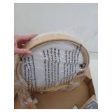 Callisto 15 in. Wood 5CCT LED Flush Mount Ceiling Light with Night Light Preset and Remote Included