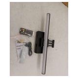 JUSHENG Matte Black 16 in. LED Picture Light with Remote Control