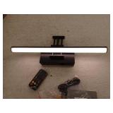 JUSHENG Matte Black 16 in. LED Picture Light with Remote Control