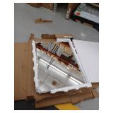 Flushmount 24" X 31.5" Beveled Frameless Rectangle Bathroom Vanity Mirror