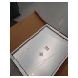 40 in. W x 30 in. H Rectangular Framed Black Mirrors for Bathroom Wall Square Corner Bathroom Vanity Mirror Over Sink