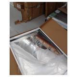 40 in. W x 30 in. H Rectangular Framed Black Mirrors for Bathroom Wall Square Corner Bathroom Vanity Mirror Over Sink