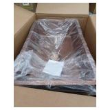 Orwell 30 in. Undermount Single Bowl 16 Gauge Antique Copper Kitchen Sink