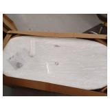 Allen + Roth Canberra Freestanding 60" Acrylic Bathtub- Retail: $869