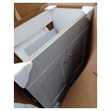Dover 30-inch Light Gray Bathroom Vanity