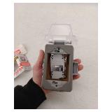 Hubbell 1 -Gang Rectangle Clear Plastic Weatherproof Electrical Box Cover