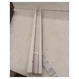 Project Source Light Filtering 1-in Slat Width 35-in x 72-in Cordless White Vinyl Light Filtering Mini Blind