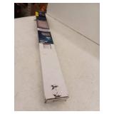 Project Source Light Filtering 1-in Slat Width 35-in x 72-in Cordless White Vinyl Light Filtering Mini Blind