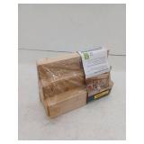 Style Selections 23-in W x 4.25-in H x 8-in D 3 -Tier Freestanding Bamboo Wood Spice Rack