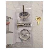 Kwikset 660 Satin Chrome Single Cylinder Deadbolt
