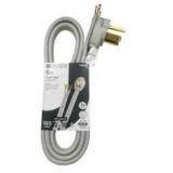 Utilitech Dryer Cord 6-ft 30 -Amp 3 -Prong Gray Dryer Appliance Power Cord