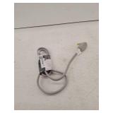 Utilitech Dryer Cord 6-ft 30 -Amp 3 -Prong Gray Dryer Appliance Power Cord