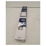 Project Source Light Filtering 1-in Slat Width 27-in x 64-in Cordless White Vinyl Light Filtering Mini-blinds