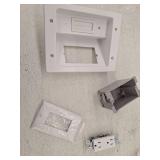 Sanus 3-3/4-in x 8.75-in Plastic White Flat screen TV kit