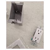 Sanus 3-3/4-in x 8.75-in Plastic White Flat screen TV kit