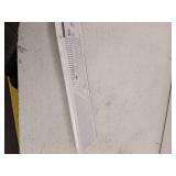 RELIABILT 2-1/2-in x 21-in 180-degrees Steel White Baseboard diffuser (Outside Width- 24-in)