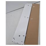 RELIABILT 2-1/2-in x 21-in 180-degrees Steel White Baseboard diffuser (Outside Width- 24-in)