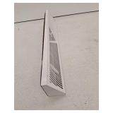 RELIABILT 2-1/2-in x 21-in 180-degrees Steel White Baseboard diffuser (Outside Width- 24-in)