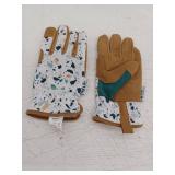 Style Selections Leather/Polyester Gardening Gloves- Medium