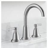 allen + roth Townley Polished Chrome Widespread 2-handle WaterSense Faucet