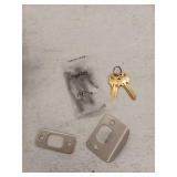 Kwikset 690CV 15 SMT CP K6 V1 Cove Entry Lockset Combo Pack, Satin Nickel, Keyed Alike, (Incomplete)