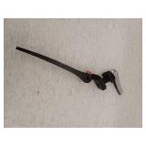 Korky Toilet Handle  Chrome Metal Handle - Tank Lever Replacement - Universal to Fit Front  Angled  and Side Left Mount Toilets - 6055