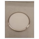 Project Source Adjustable Color Temperature 1 -Light 13-in Brushed Nickel Integrated LED Flush Mount Light