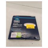 Project Source Adjustable Color Temperature 1 -Light 13-in Brushed Nickel Integrated LED Flush Mount Light