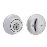 Kwikset 660 Satin Chrome Single Cylinder Deadbolt