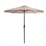 Origin 21 9-ft Aluminum Red Auto-tilt Market Patio Umbrella (Incomplete)