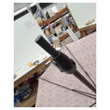 Origin 21 9-ft Aluminum Red Auto-tilt Market Patio Umbrella (Incomplete)