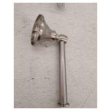 allen + roth Jordon Brushed Nickel Wall mount Single post Toilet Paper Holder 1 -Rolls