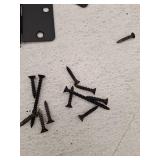 RELIABILT 3-1/2-in H x 1/4-in Radius Matte Black Mortise Interior Door Hinge, Set of 4