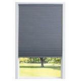 allen + roth 34-in x 64-in Gray Blackout Cordless Cellular Shade