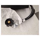 allen + roth 7-in W 40000-BTU Black Portable Tabletop Steel Propane Gas Fire Pit