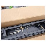 allen + roth 7-in W 40000-BTU Black Portable Tabletop Steel Propane Gas Fire Pit