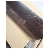 Harbor Breeze Sailor Bay 52-in Brushed Nickel with Auburn/Honey Blades Downrod or Flush Mount Ceiling Fan With Light 5 -Blade