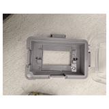 TayMac Clear Non-Metallic Vertical/Horizontal Weatherproof In-Use Outdoor GFCI Kit