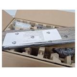 Harbor Breeze Camden 52-in Matte Black with Mocha/Cocoa Blades Integrated LED Ceiling Fan With Light and Remote Included 5 -Blade