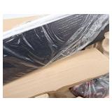 Harbor Breeze Camden 52-in Matte Black with Mocha/Cocoa Blades Integrated LED Ceiling Fan With Light and Remote Included 5 -Blade