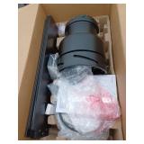 Harbor Breeze Bristle 44-in Ceiling Fan With Light, Matte Black with Matte Black Blades