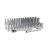 Kobalt 55 -Piece Metric and standard (SAE) Mechanics Tool Set with Hard Case