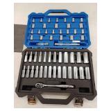 Kobalt 55 -Piece Metric and standard (SAE) Mechanics Tool Set with Hard Case