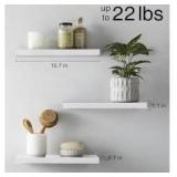 White Floating Shelves for Wall
