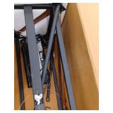 Kichler Barrington 5 -Light Distressed Black and Wood Tone Farmhouse Linear Large Hanging Light