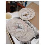 Portfolio Clairiby 4-Piece Bronze Lamp Set with Fabric Shades