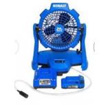 Kobalt 24-V Misting Fan Kit - 800 CFM, Fan Head Rotation, KMF 1124A-03
